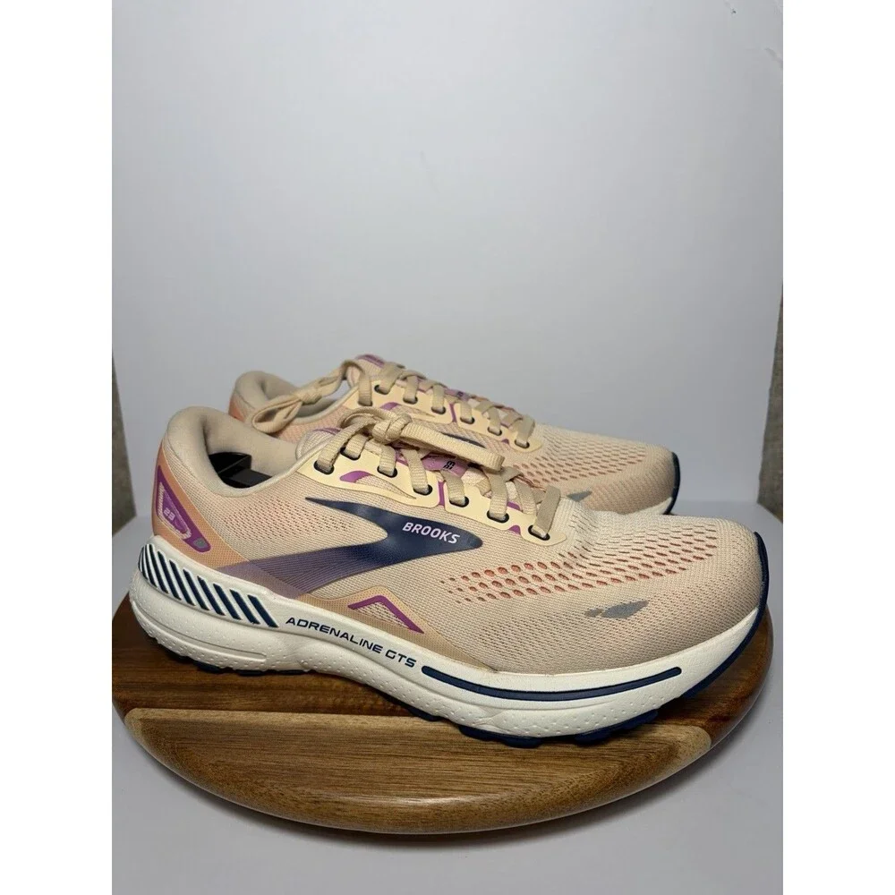 Brooks Adrenaline GTS 23 Running Shoes W Size 9 Apricot Orange 1203811B795